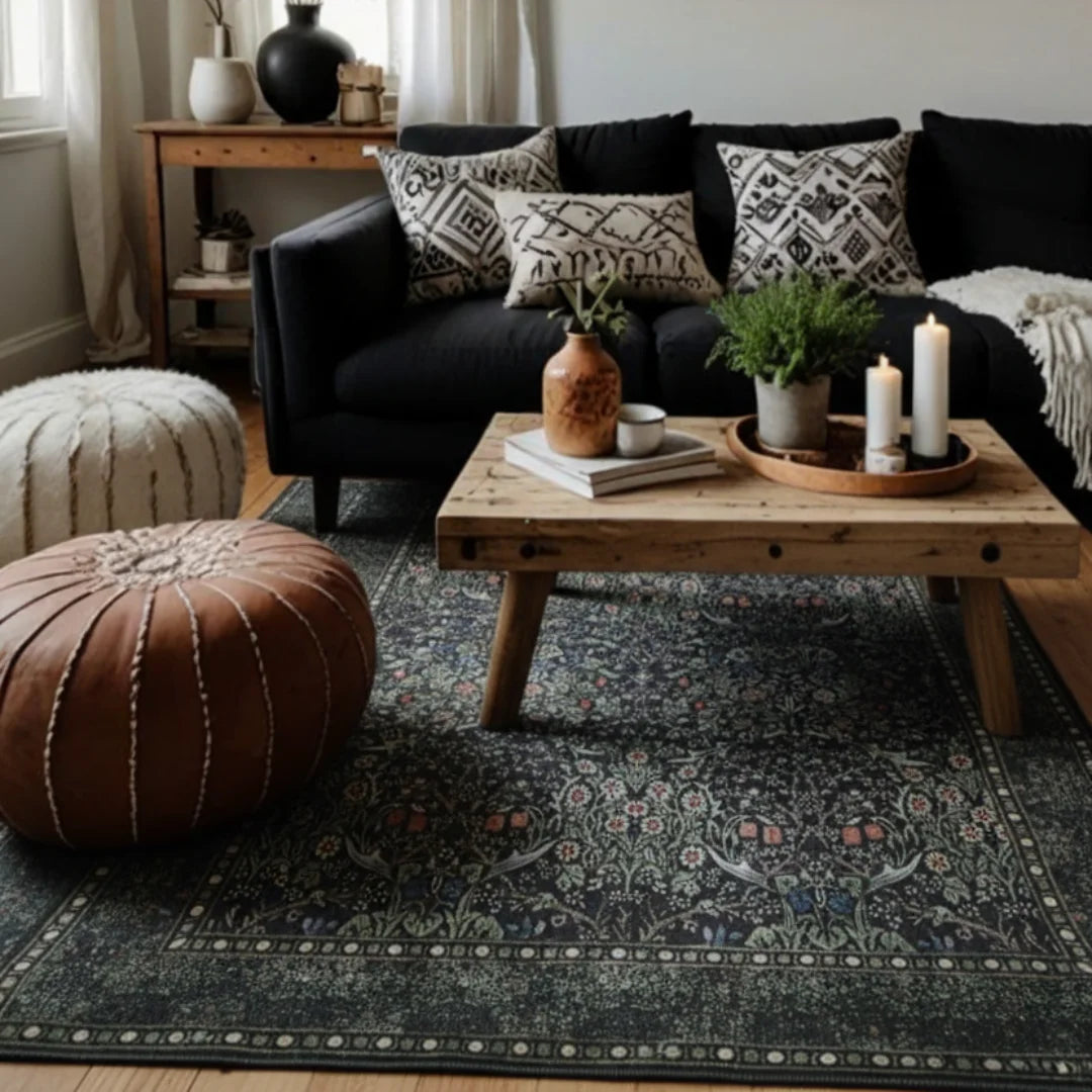 The Samil Dark Green Rug