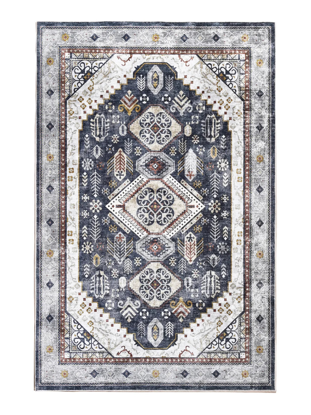 Liora Cream & Indigo Rug