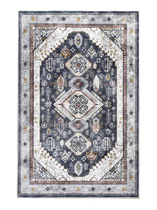 Liora Cream & Indigo Rug