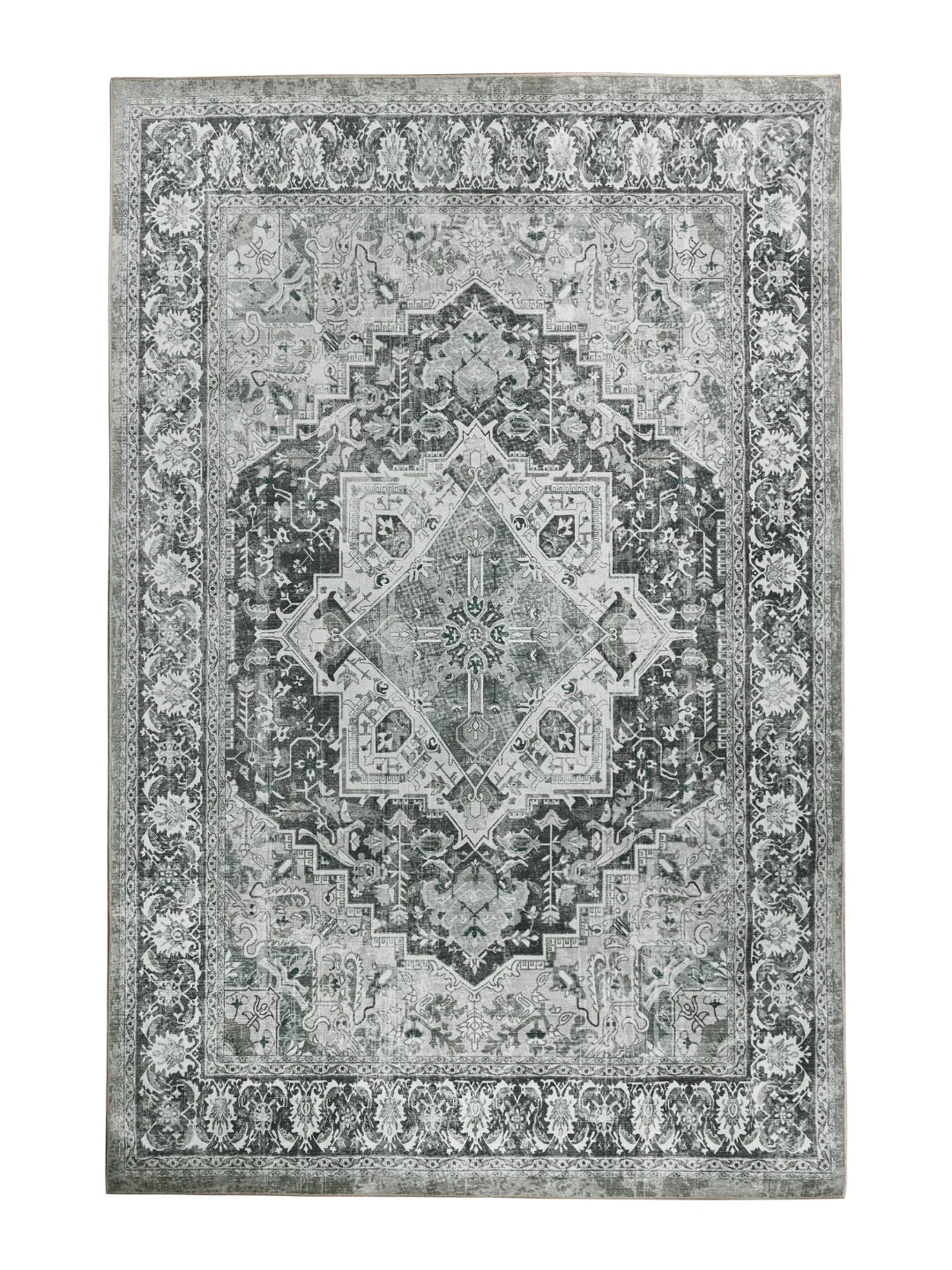 Yamaziot Gray Faded Rug