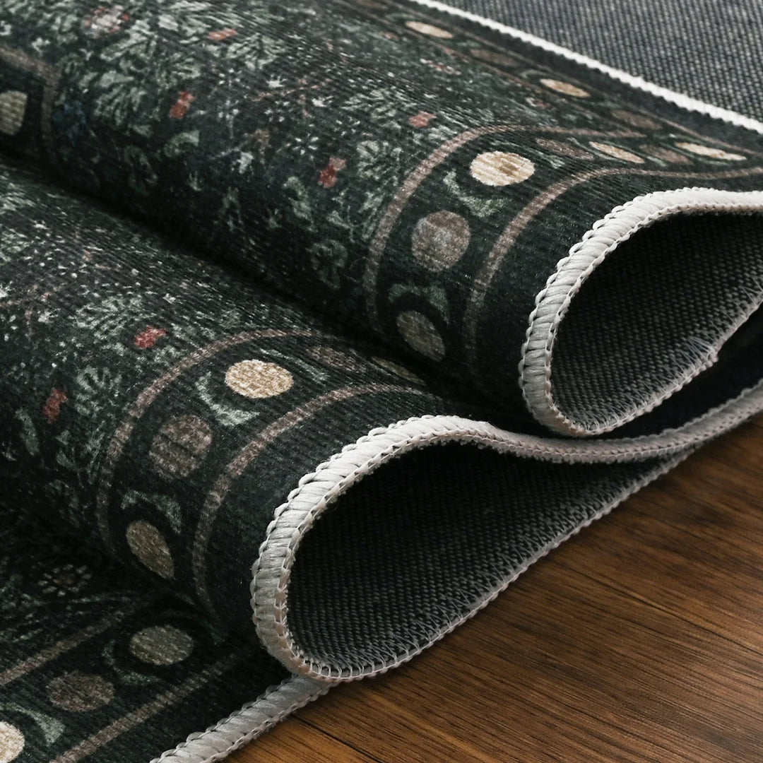 The Samil Dark Green Rug