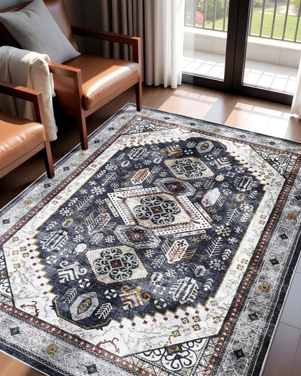 Liora Cream & Indigo Rug