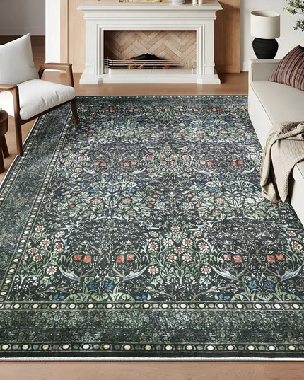 The Samil Dark Green Rug