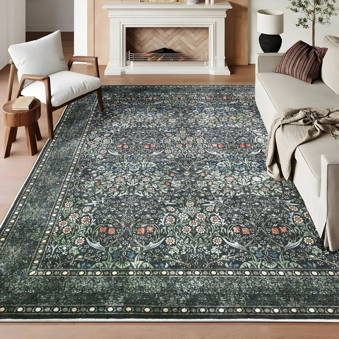 The Samil Dark Green Rug