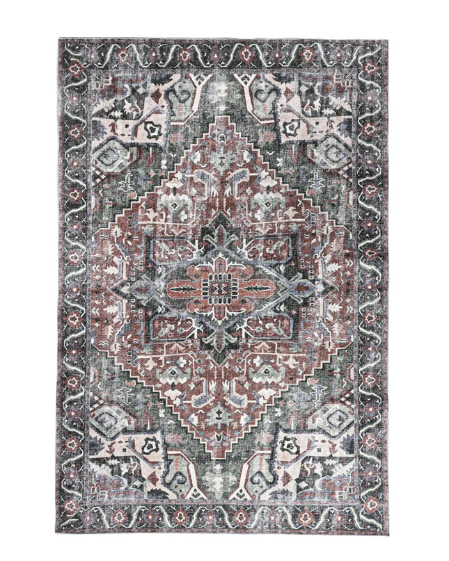 Distressed Persian Heriz Rug