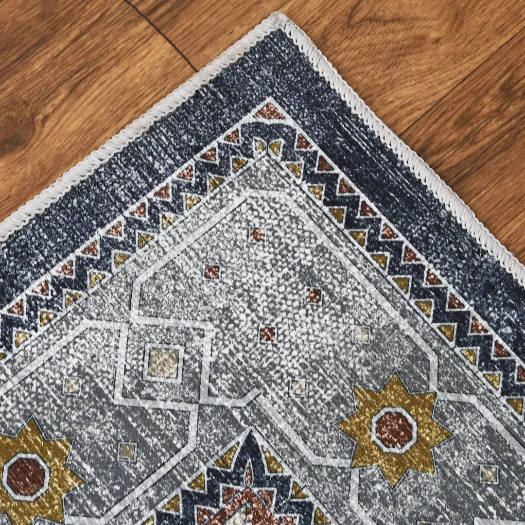 Liora Cream & Indigo Rug