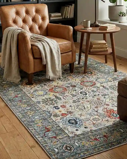 Meadow Mosaic Chenille Rug