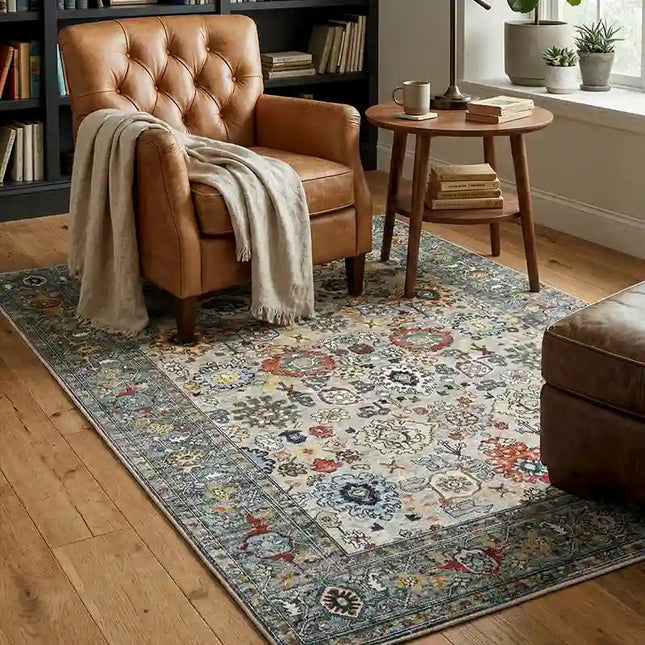 Meadow Mosaic Chenille Rug