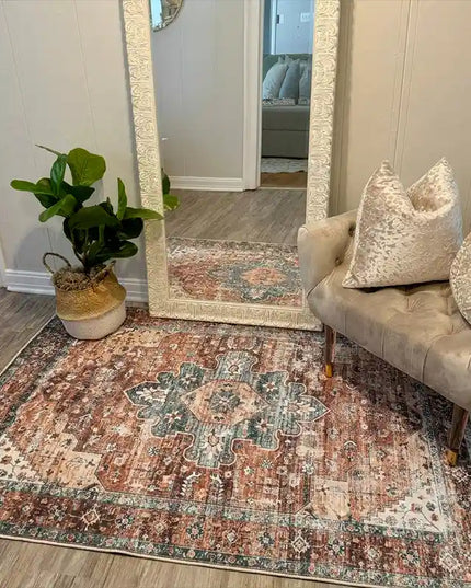Tuscany Medallion Chenille Rug