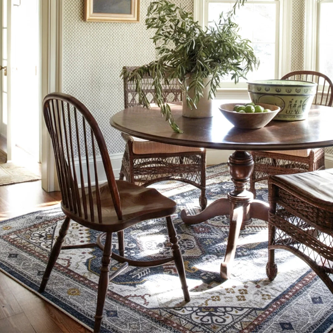 Liora Cream & Indigo Rug