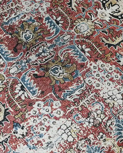 Bordeaux Vintage Chenille Rug