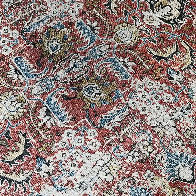 Bordeaux Vintage Chenille Rug