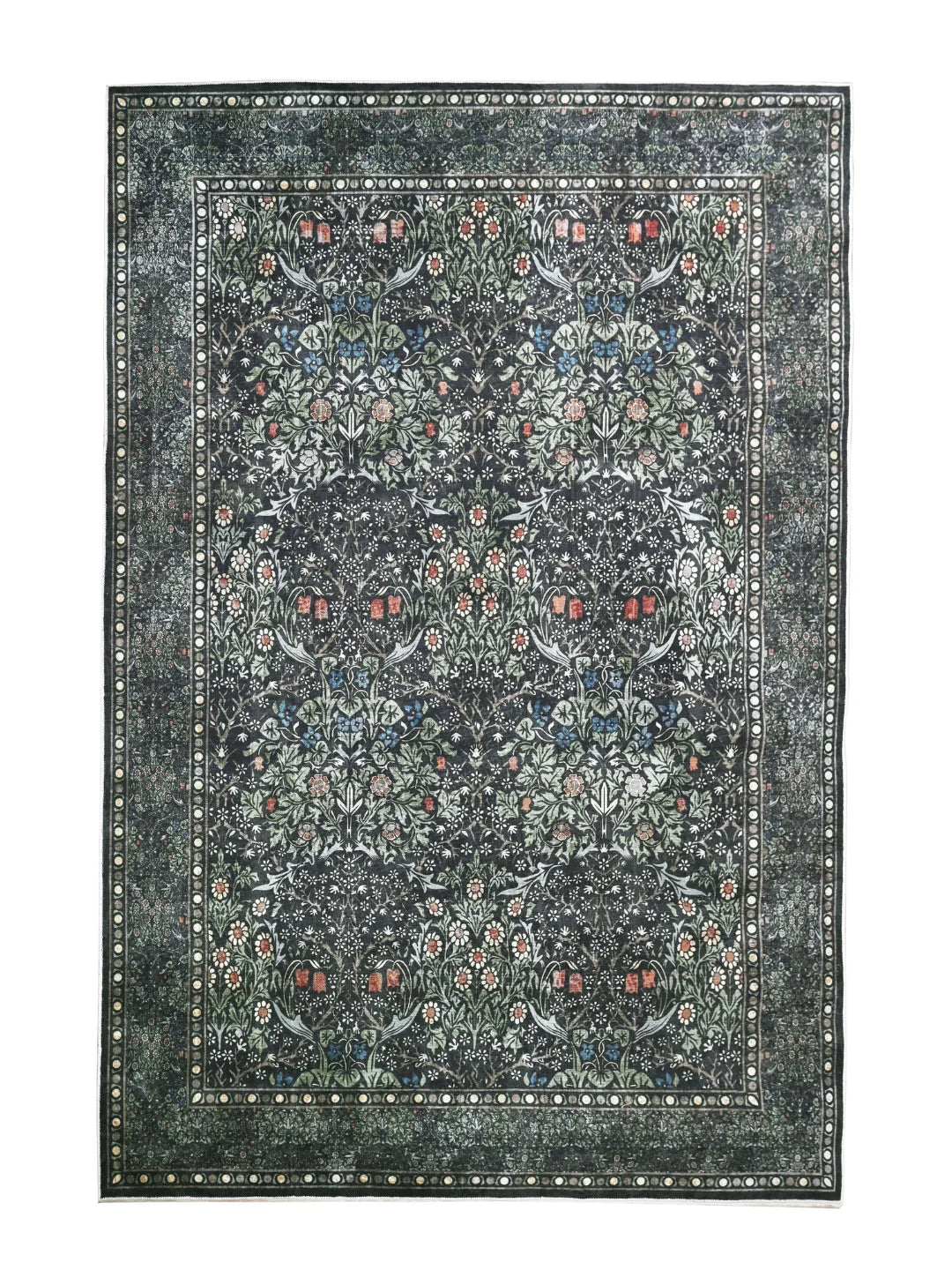 The Samil Dark Green Rug