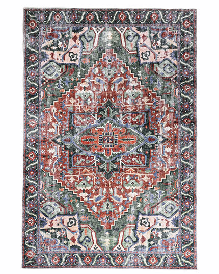 Distressed Persian Heriz Rug