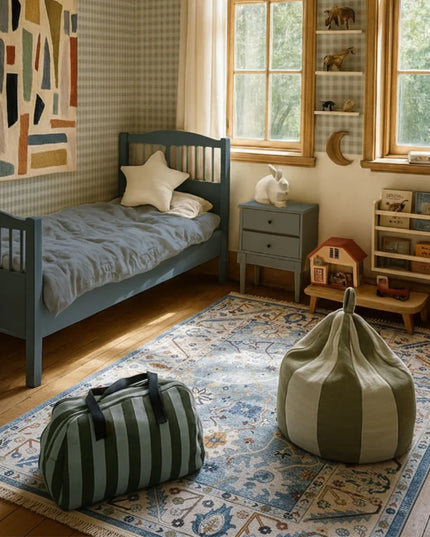 Floral Blue Classic Rug