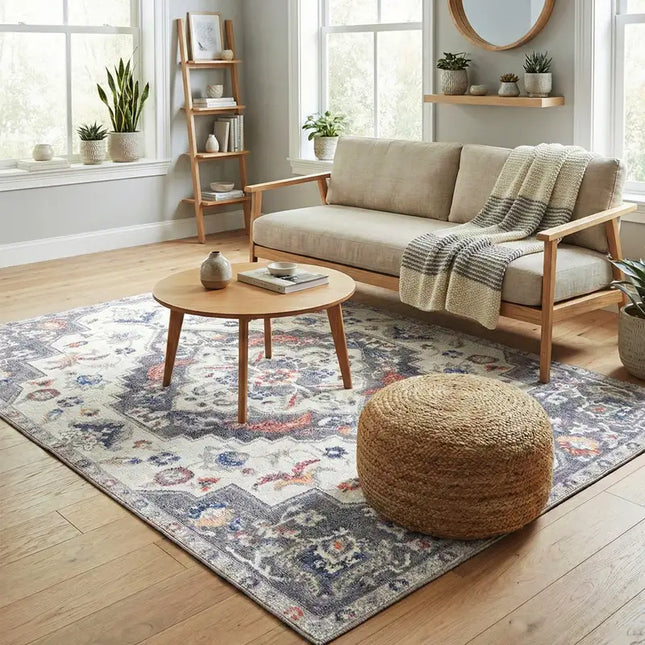 Haymond Traditional Chenille Rug