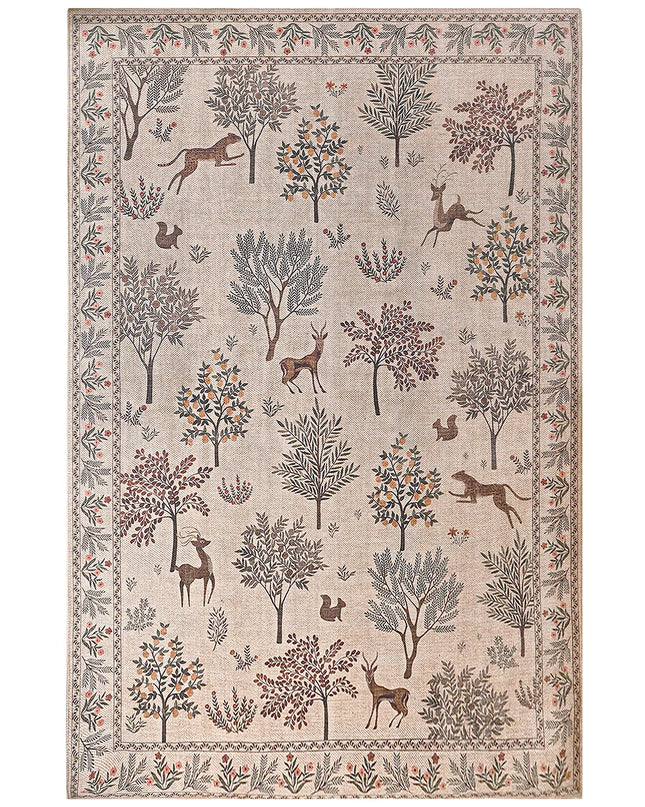 Whimsical Wildwood Chenille Rug