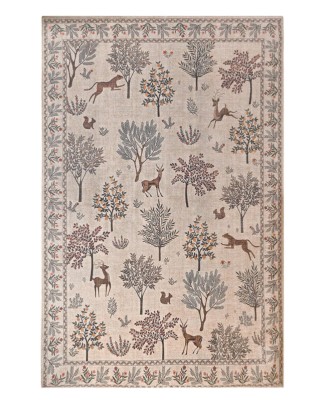 Whimsical Wildwood Chenille Rug