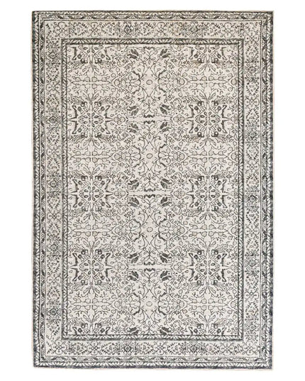 Mocha Filigree Chenille Rug