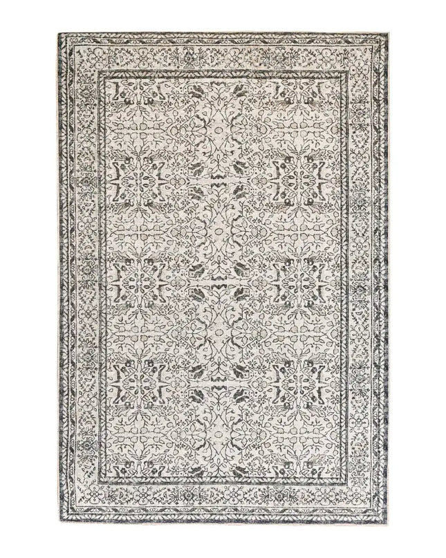 Mocha Filigree Chenille Rug
