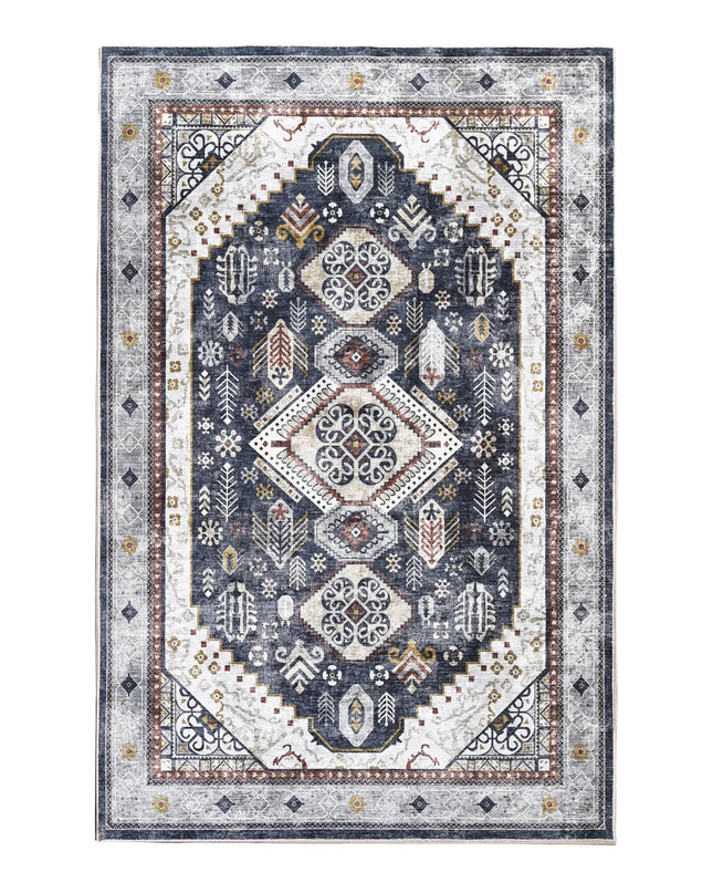 Liora Cream & Indigo Rug