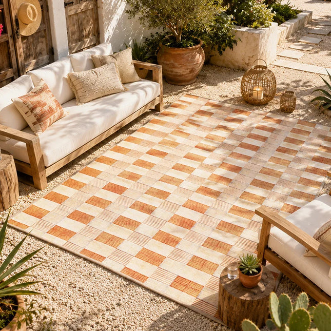Amalfi Grid Summer Rug