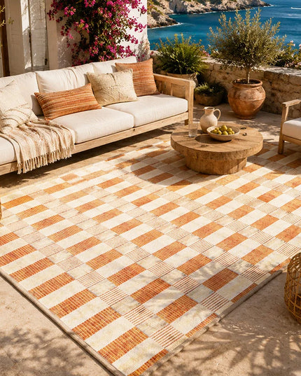 Amalfi Grid Summer Rug
