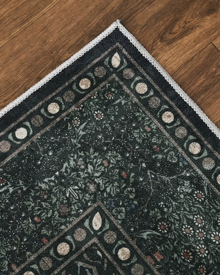 The Samil Dark Green Rug