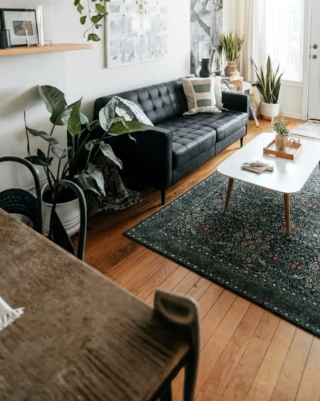 The Samil Dark Green Rug