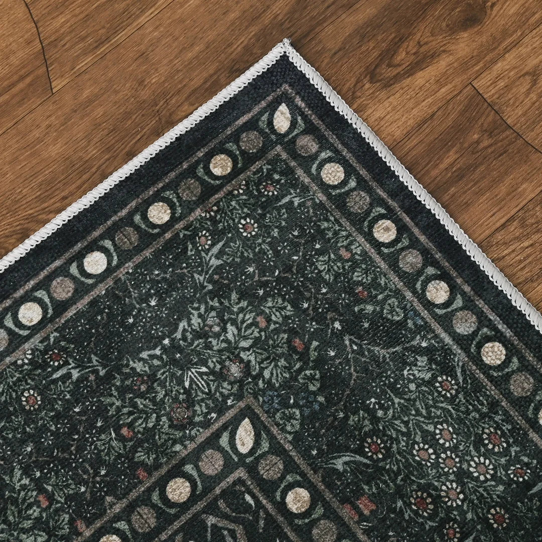 The Samil Dark Green Rug