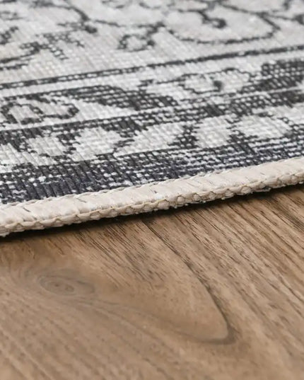 Mocha Filigree Chenille Rug