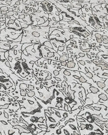 Mocha Filigree Chenille Rug