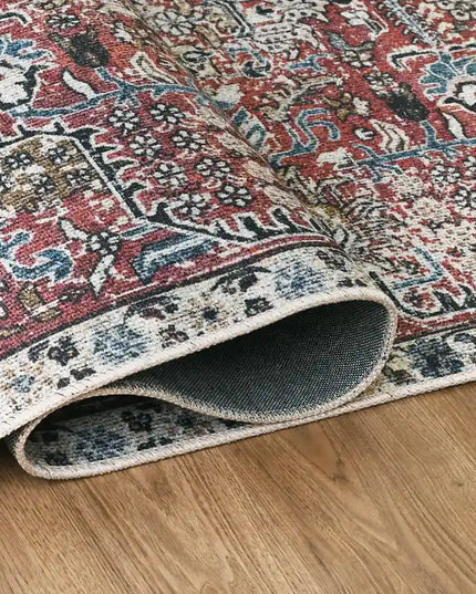 Bordeaux Vintage Chenille Rug