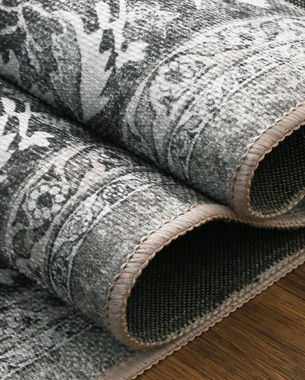 Yamaziot Gray Faded Rug