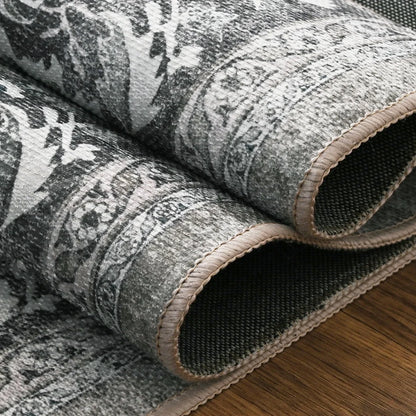 Yamaziot Gray Faded Rug