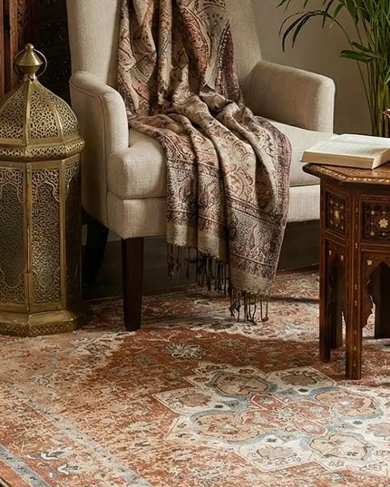 Terracotta Artisan Chenille Rug